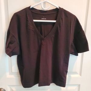 Everlane Organic Slouchy V Neck